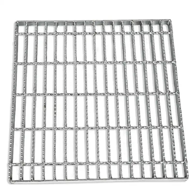 Customized Stainless Steel Grill Grates Metal Frame Drain Steel Grating Cover Serrated Trench Steel Grating