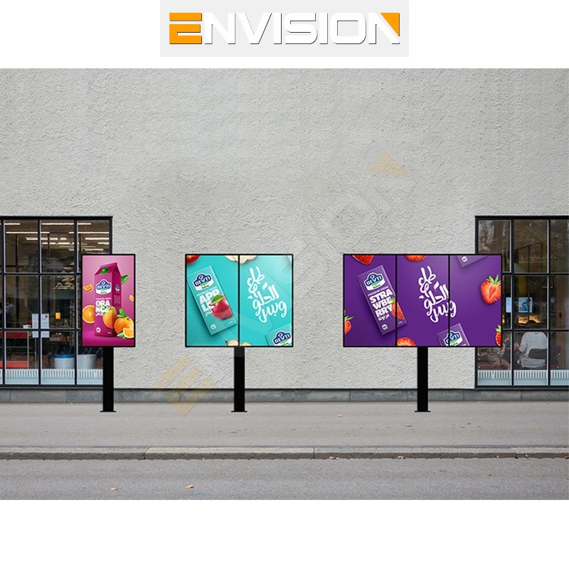 Водонепроницаемый уличный рекламный экран 49-110 дюймов