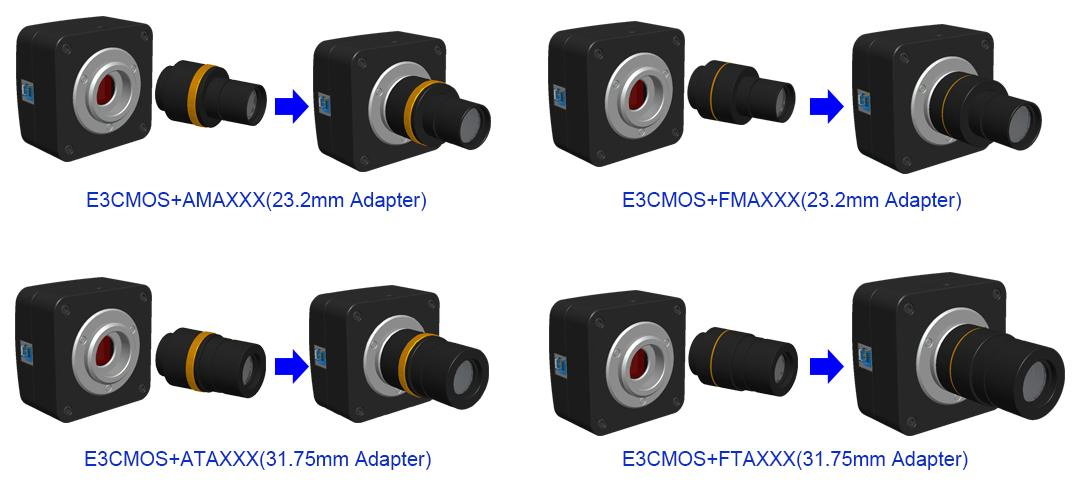 5MP Electric Microscope Camera with 1/2.5'' Eyepiece