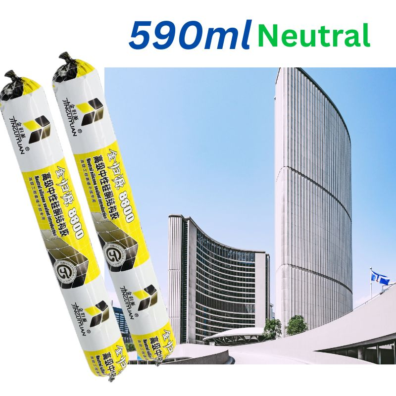 Topsen 8800 UV-Resistant Structural Silicone Sealant for Exterior Glazing Systems
