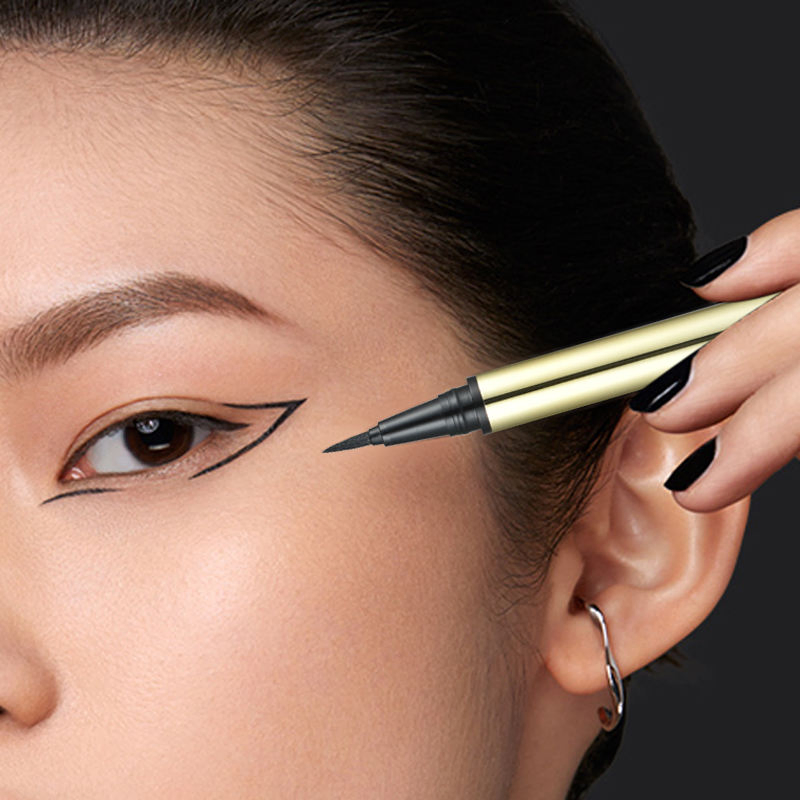 Quick Dry Black Liquid Eyeliner Waterproof Smooth Long Lasting Eyeliner Pen
