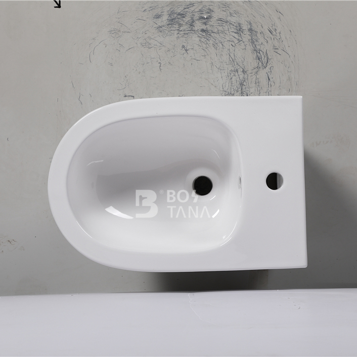 Sanitary Wares Ceramic Bathroom Floor Mounted Female Bidet European Style