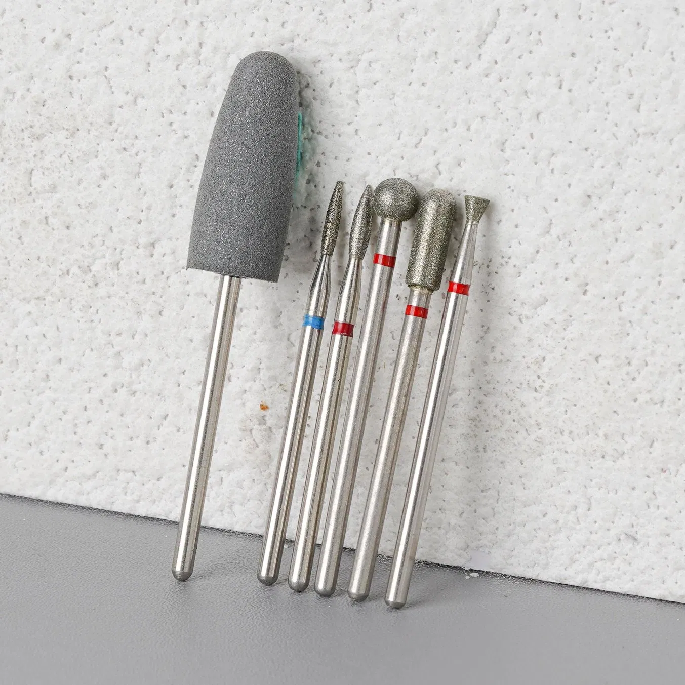 Diamond Polishing Exfoliation Pre-Treatment Six Nail Polishing Head Set