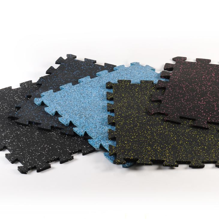 Heavy Duty Interlocking Rubber Gym Floor, Gym Rubber Floor