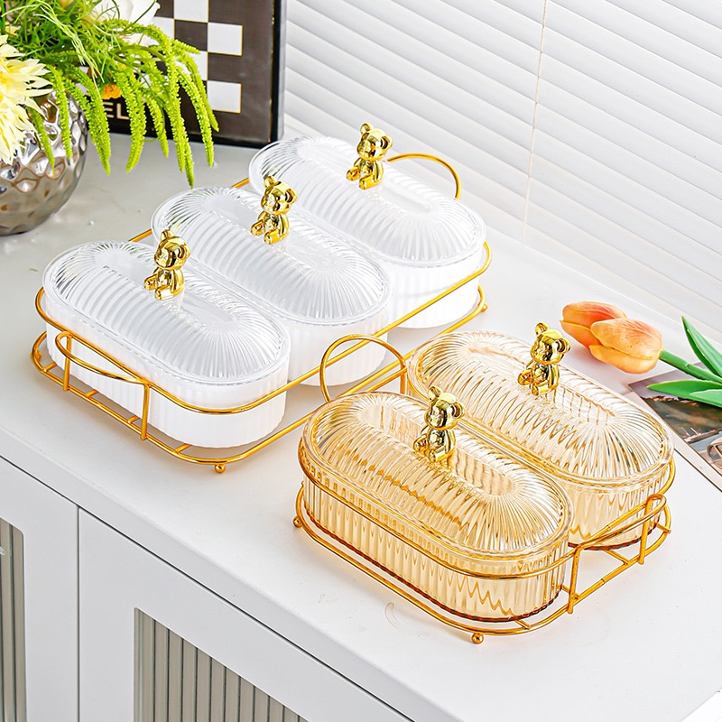 Bamboo Lid Glass Canister for Preserving Freshness in Hotel Catering