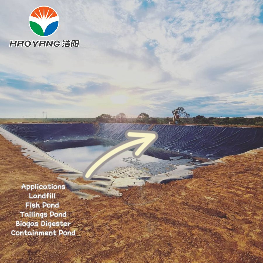 Geomembrane Price 2mm HDPE Plastic Pond Liner Fish Tank Waterproof Liner