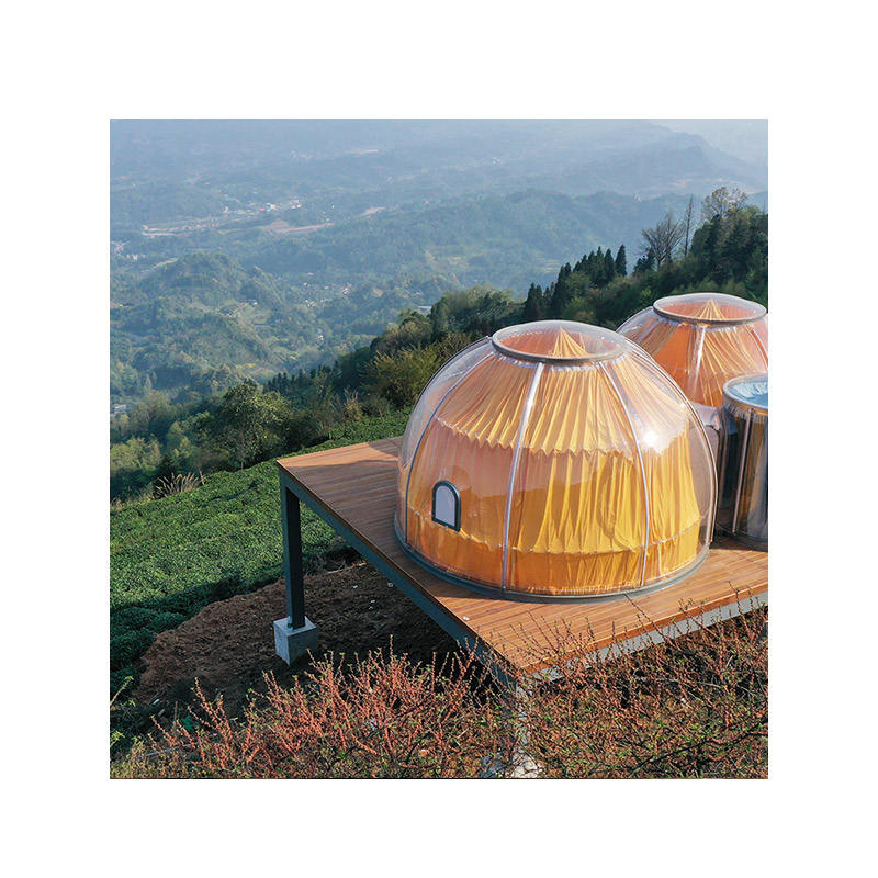 Outdoor Transparent Room Scenic Spot UV Protection Rain Four Seasons Universal Luxury Camping Tent