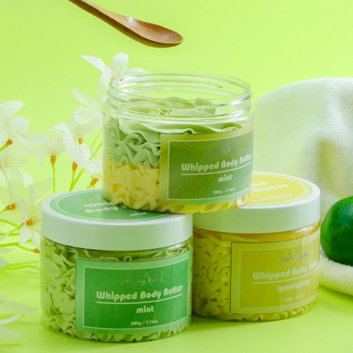 Organic Hydrating Body Cream with Shea and Cocoa for Skin Body Butter