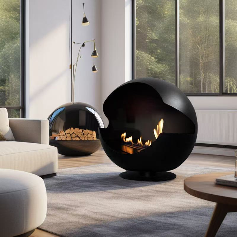 Modern Ethanol Real Fire Fireplace for Indoor and Outdoor Use