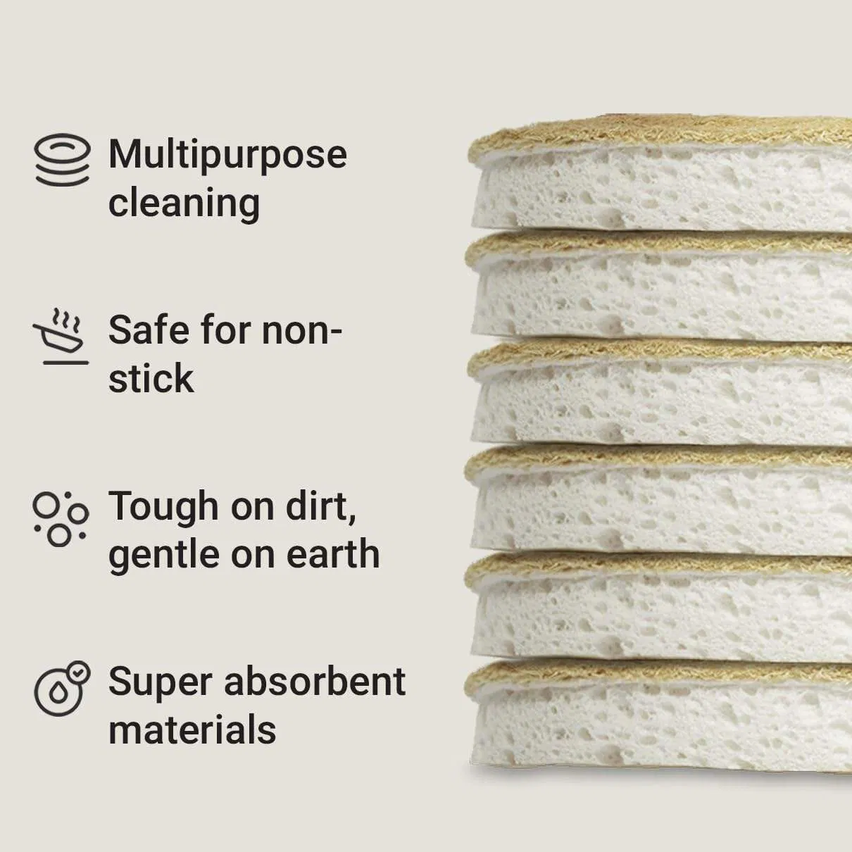 Custom Logo Natural Loofah Exfoliating Sponge and Eco-Friendly Tool for Body Showering