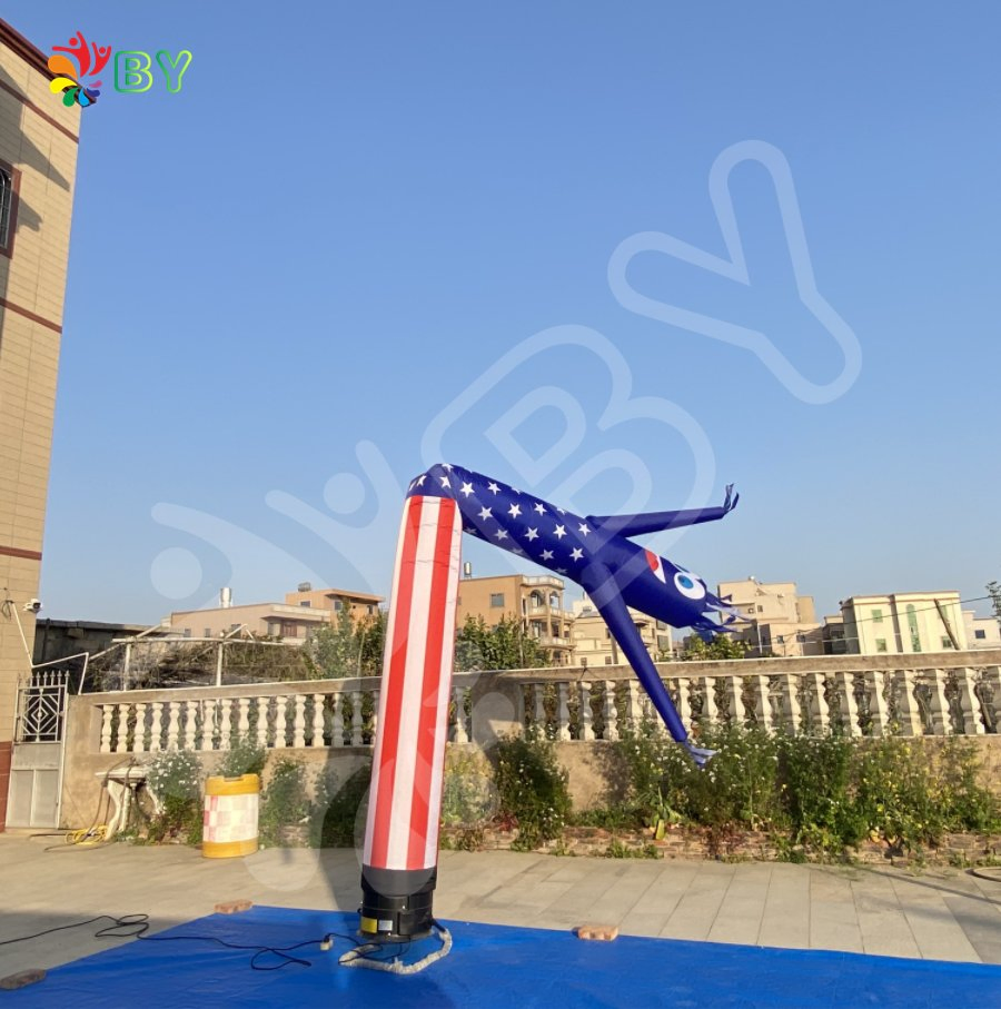 Boyan Wholesale Custom Advertising Air Dancer Santa Mini Inflatable Dancer Hot Sale