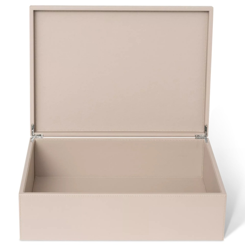 Vegan Fashion Hotel Supplies of Laundry Box Made of Bio-Based Vegan Leather