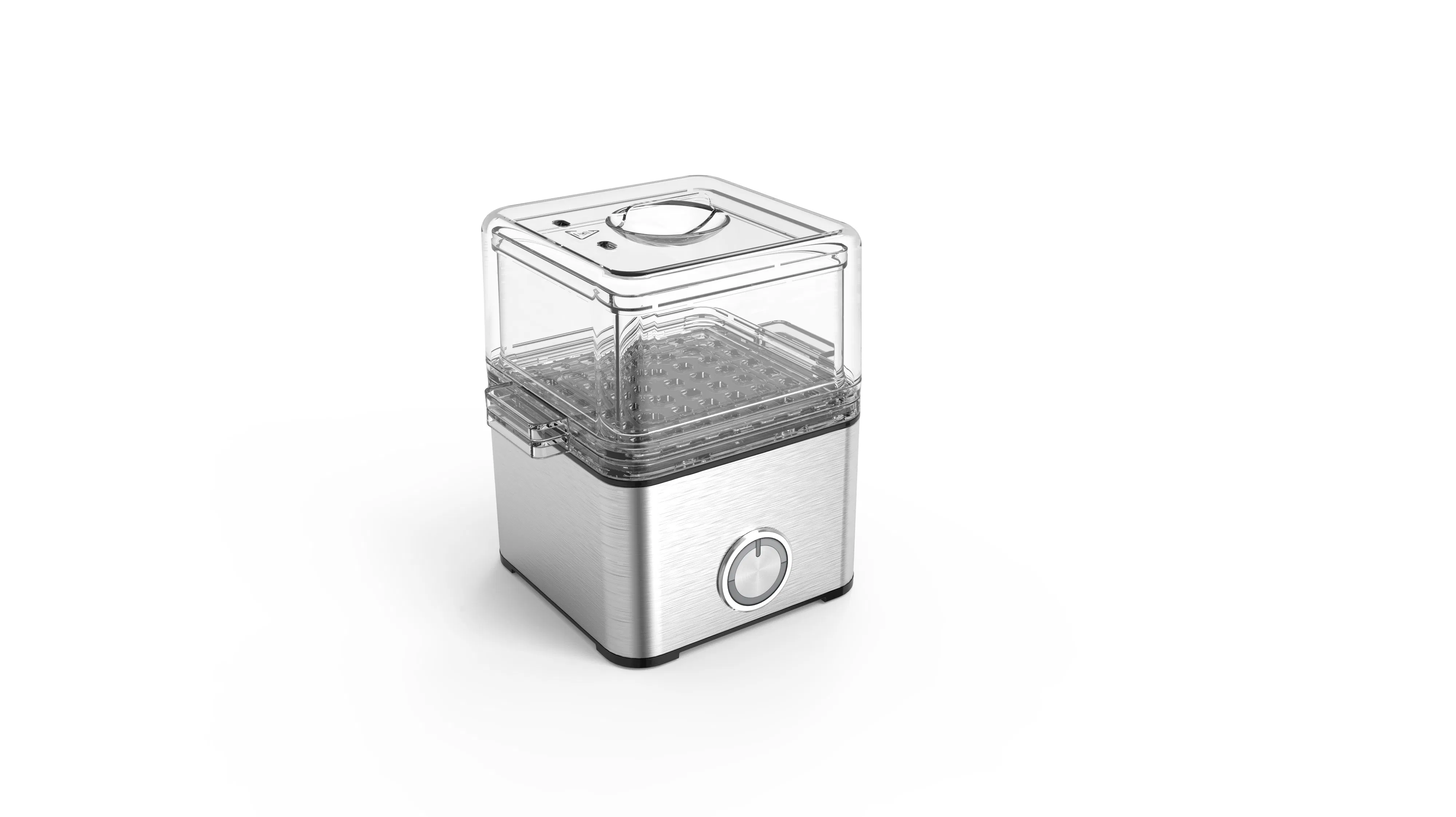 CE CCC ETL Approved Portable Travel Multifunctional Egg Cooker Egg Boiler Egg Steamer,Stainless Steel,Compact Size to Save Space,Adjustable and Detachable Layer