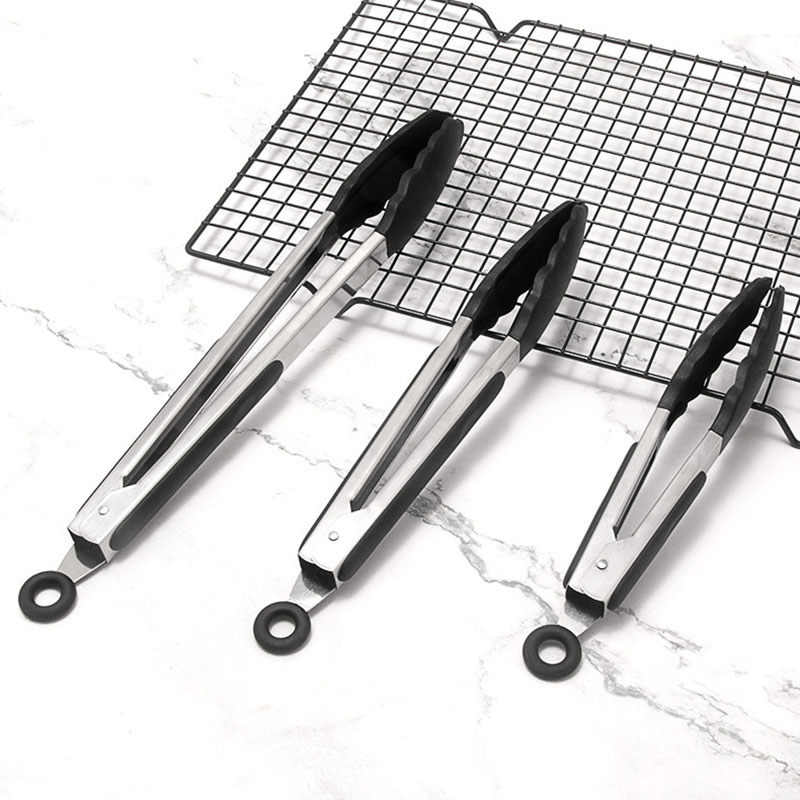Stainless Steel Silicone Food Clip, Barbecue Clip, Kitchen Tool Clip