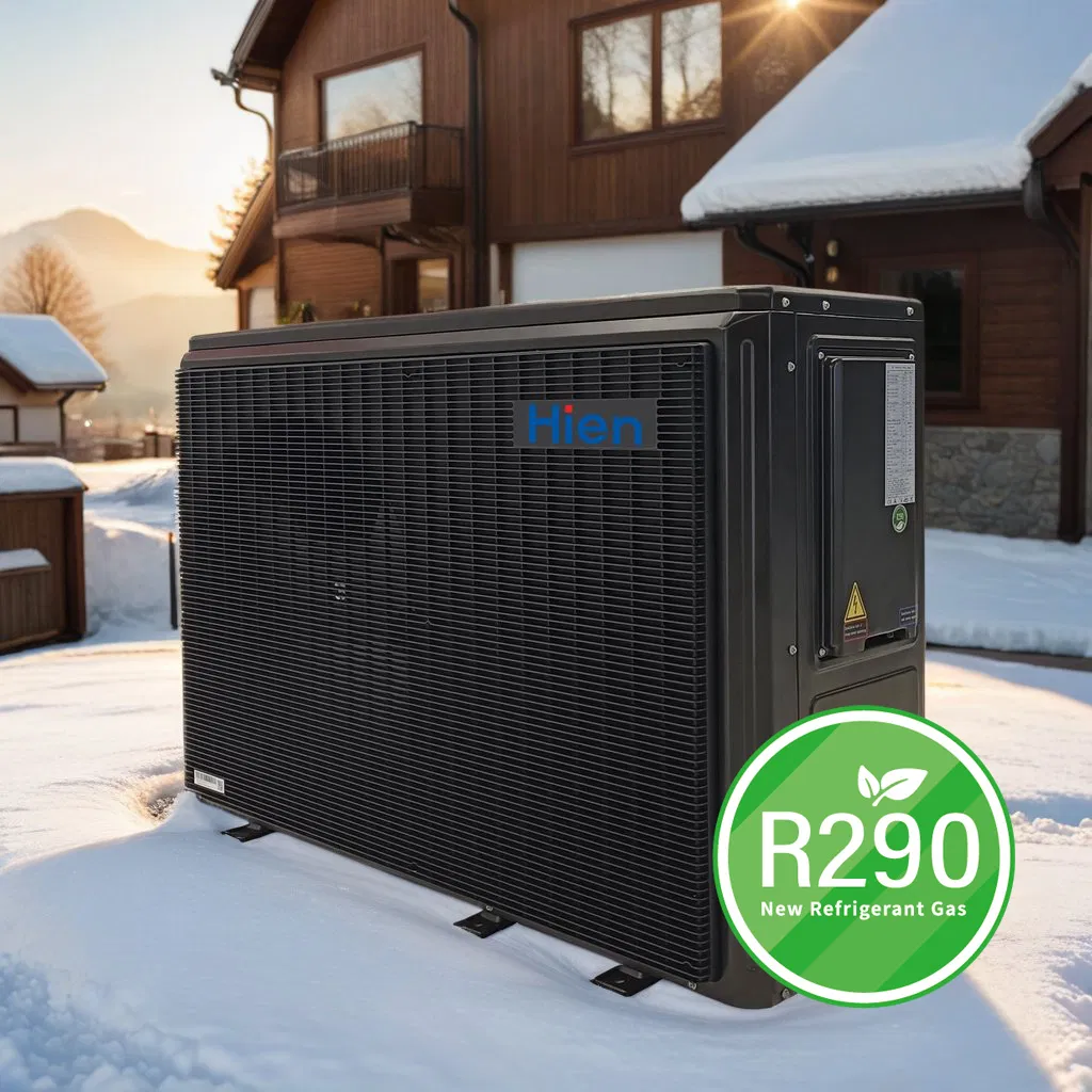 Воздушный тепловой насос 8 кВт с нагревом до 75°C