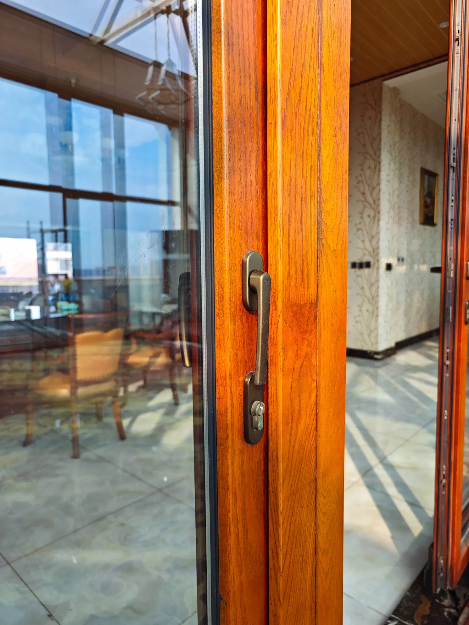 Commercial-Grade Aluminum Clad Wood Window and Door Storefront System with Structural Reinforcement