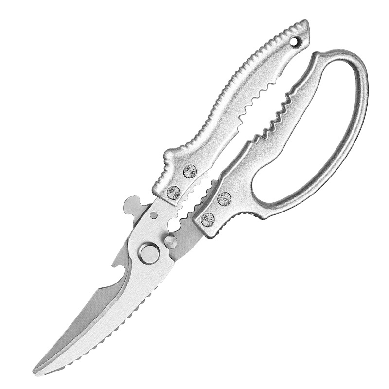 Heavy Duty Poultry Shears, Kitchen Shears with Non-Slip Handle & Safety Lock