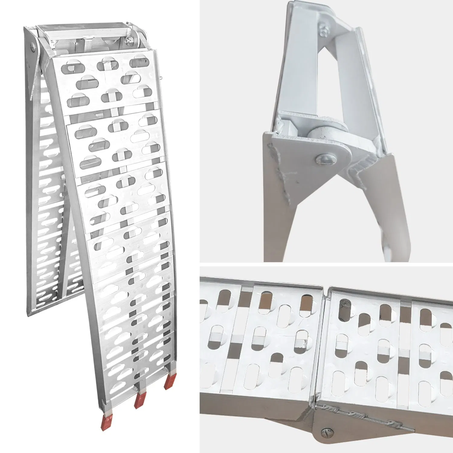 Складная алюминиевая рампа для погрузки мотоциклов и квадроциклов