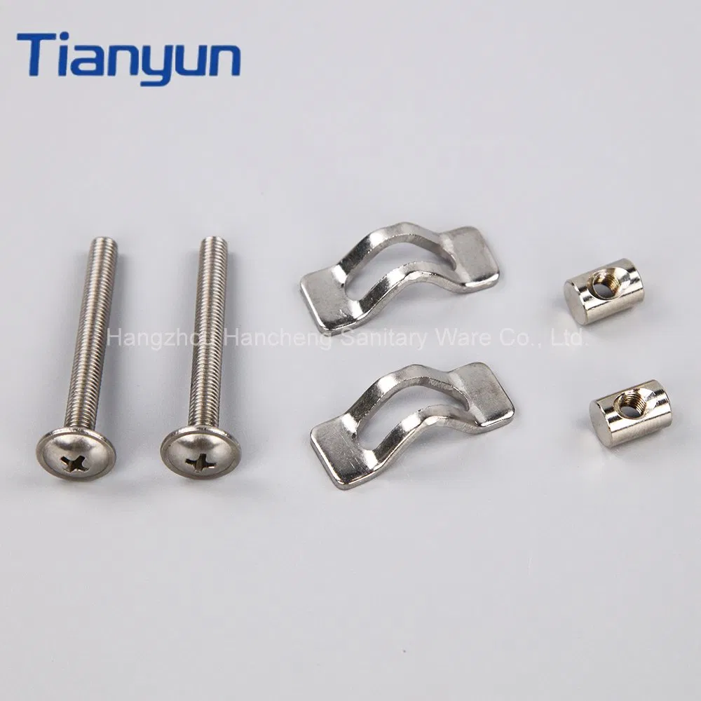 Custom 45mm 50mm 55mm 60mm Stainless Steel Toilet Seat Cover Fittings Set Pozi Screw
