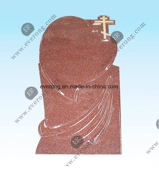 Indian Red Granite Headstone, Western Style and Russia Monument & Tombstone
