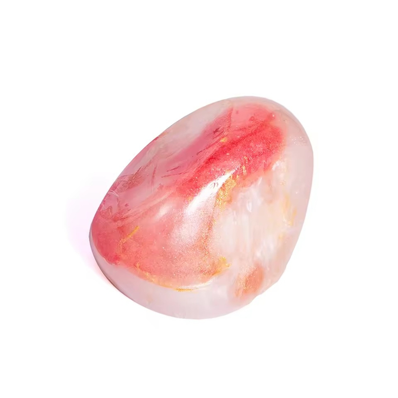 Custom Colorful Gemstone Stone Shaped Rock Soap Cleansing Bath Cold Process Glycerin Handmade Soap