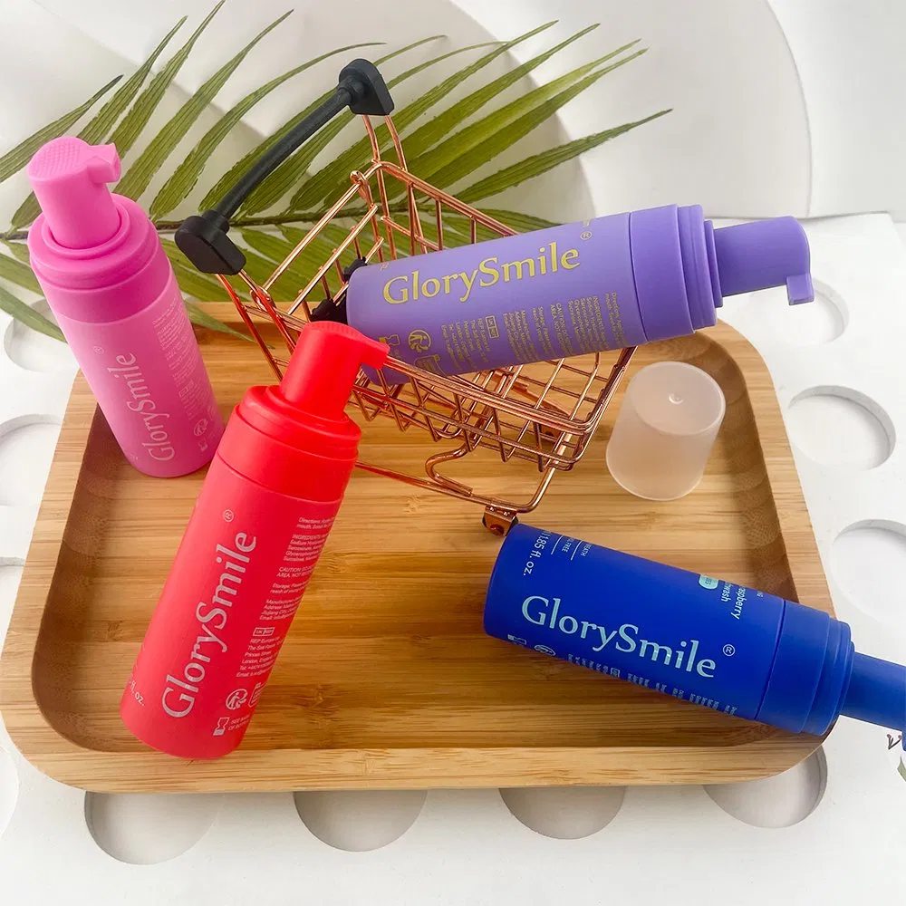 Travel Size Foaming Mouthwash Fruit Flavor 55ml Fresh Breath Liquid Toothpaste