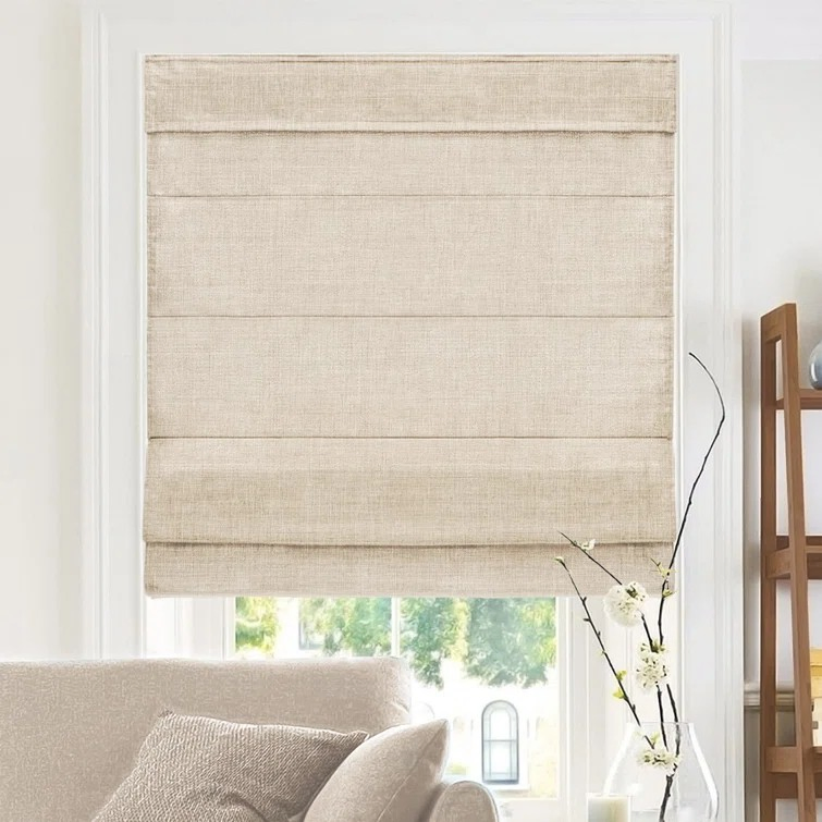 Sisheng Factory Outlet Roman Shades by Manual Operation Made of Advanced Fabric