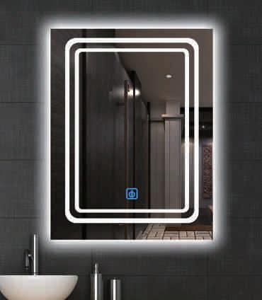 Зеркало с LED-подсветкой для ванной 1500x700 мм