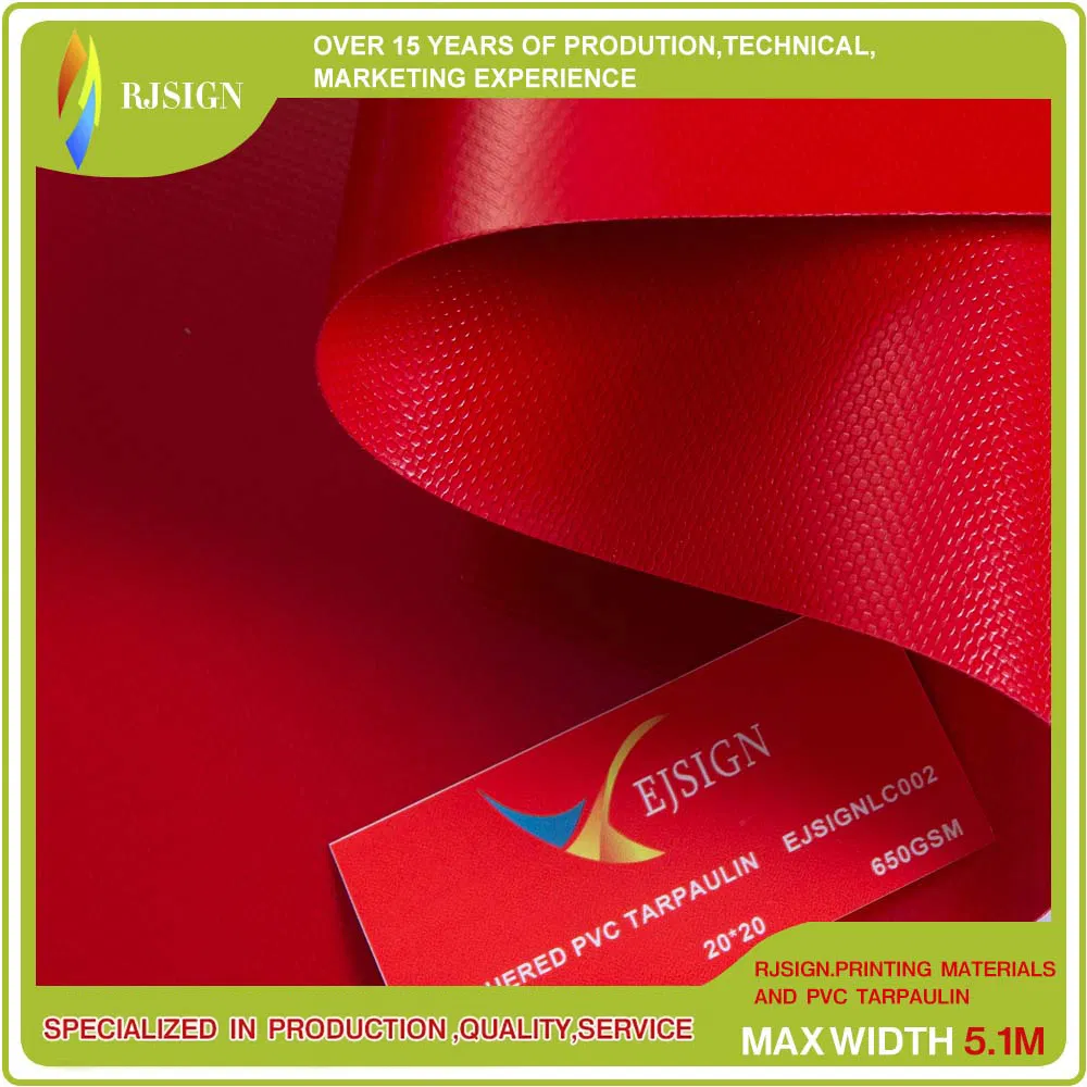 High Quality High Intensity Good Elasticty High Strength Coated PVC Tarpaulin