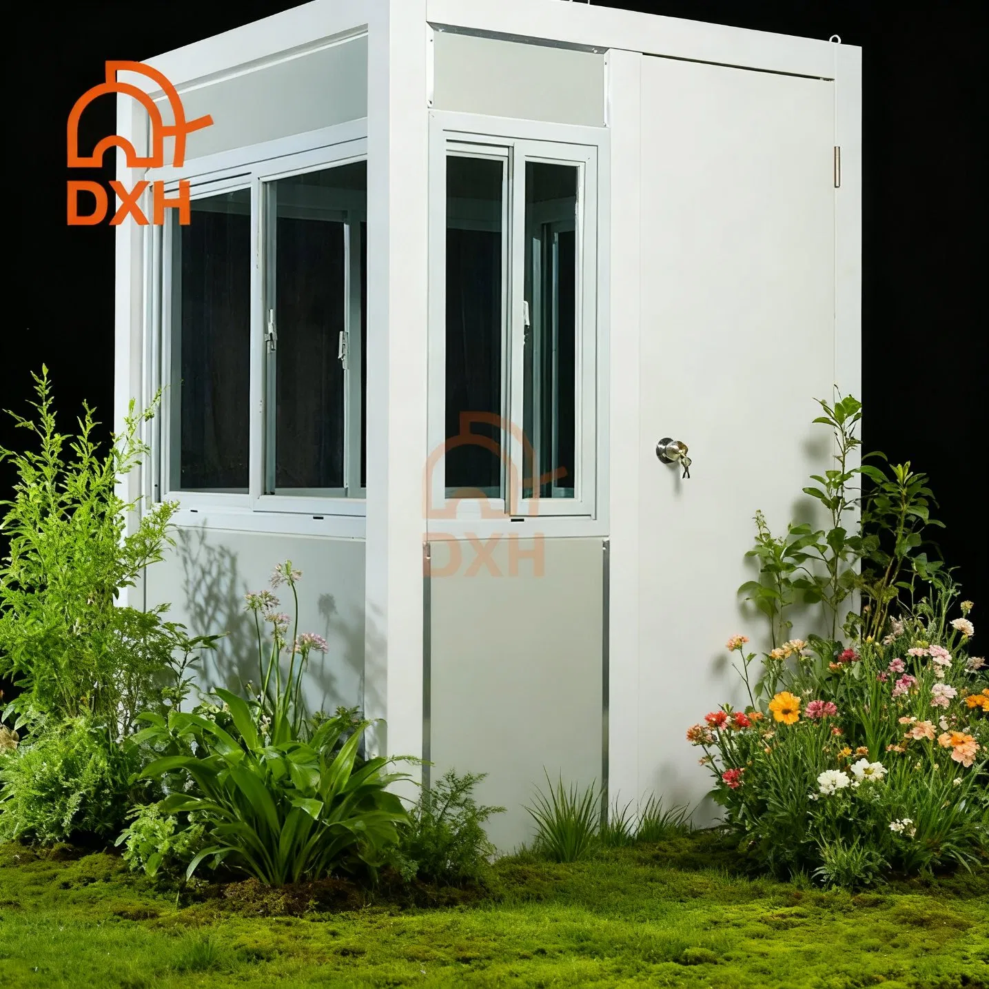 Industrial Park Security Exhibition Event Security Booth Police Border Sentry Box Prefabricated Sandwich Panel Steel Structure Guard Container House for Sale