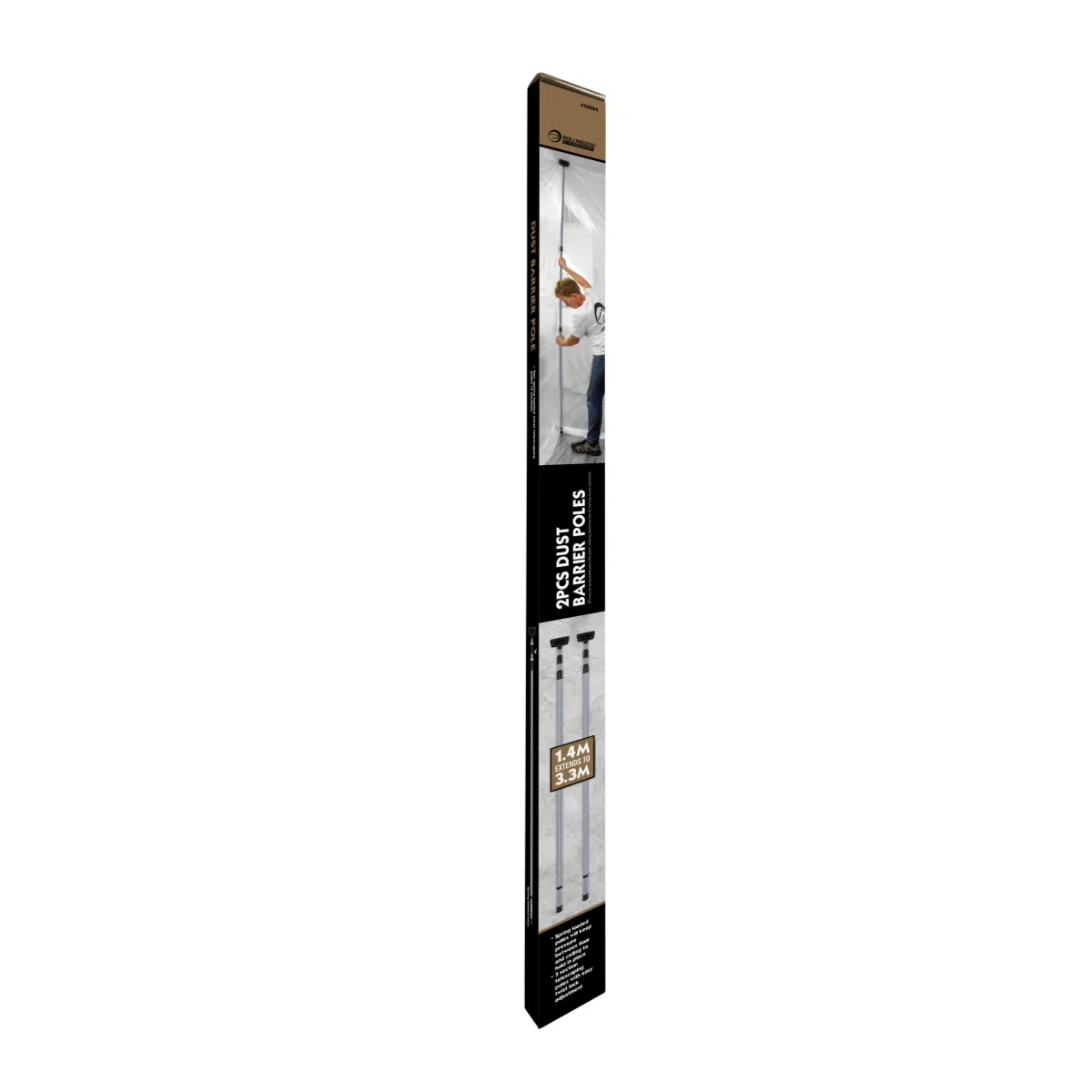 Rollingdog-PRO 40084 Dust Barrier Poles (2PC)
