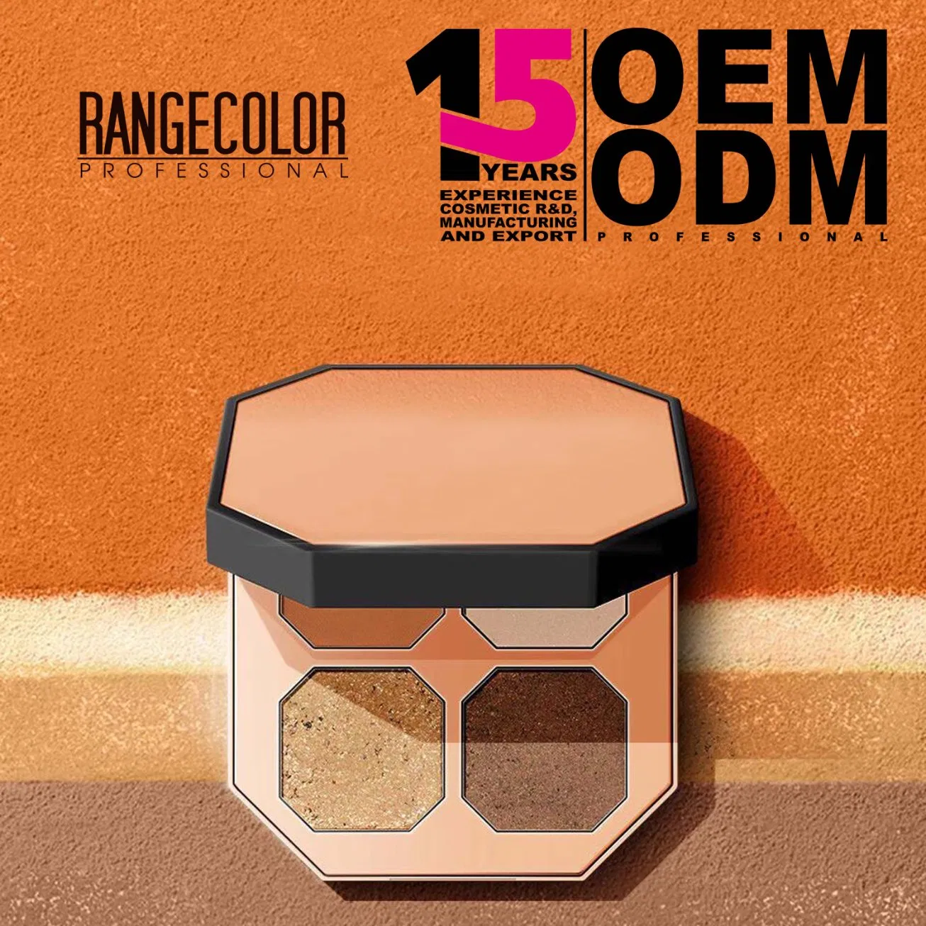 Make up Multi-Color Color Makeup Professional Fashion High-Pigmented Waterproof Eyeshadow Plastic Palette