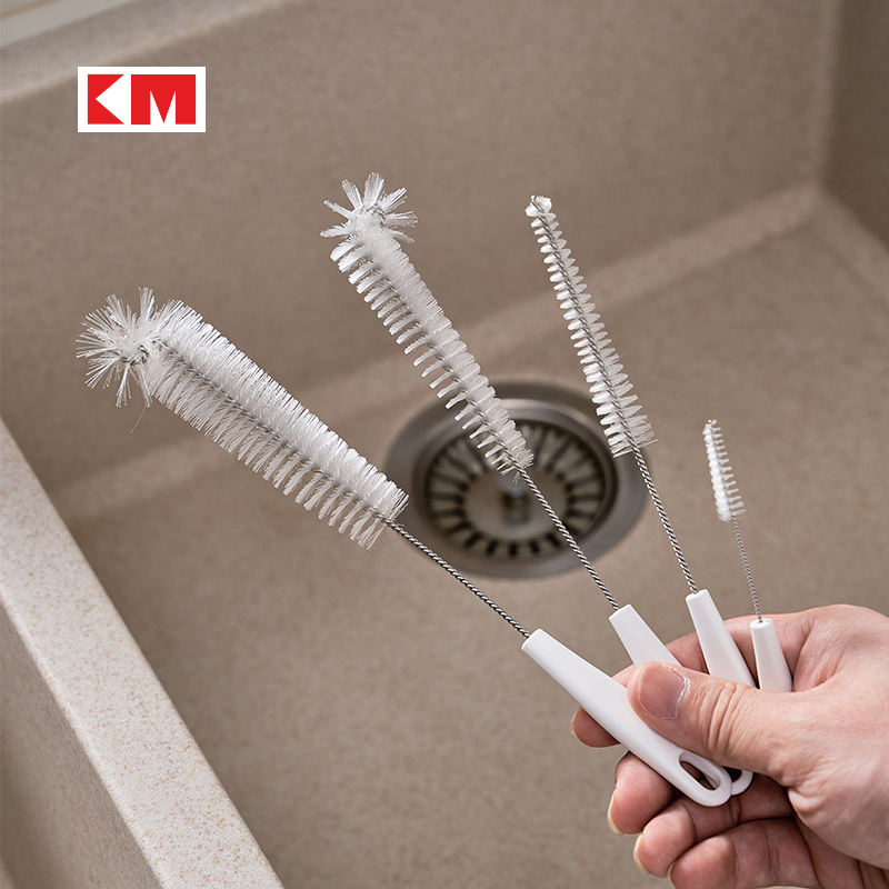 Cup Tube Bottle Cleaning Plastic Nylon Straw Brush Set Hand Tool Houseware