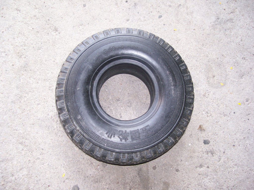 High Quality Durable Heat Resisting Utility Rubber Powder Solid Rubber Wheel (3.00-4)