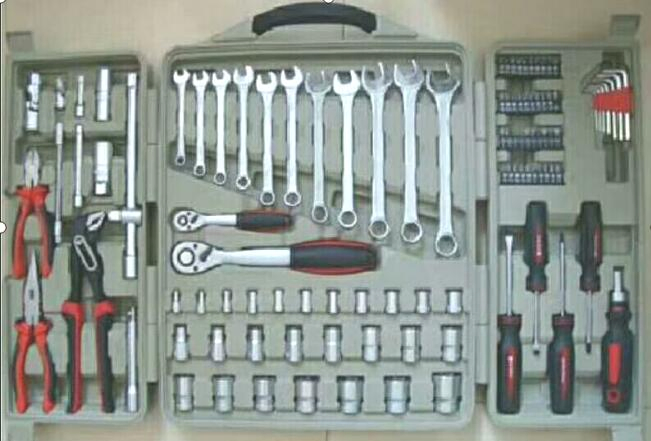 Wrench Tool Set Car Repair Hand Tools /Combination Tool/Mechanic Tools Set/110PCS 1/4" 1/2" Dr Socket Set