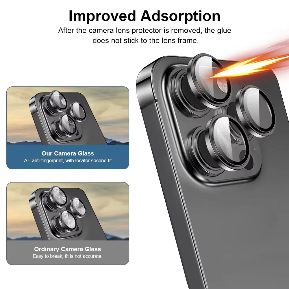 Защитное стекло на камеру iPhone 16/15/14/13/12