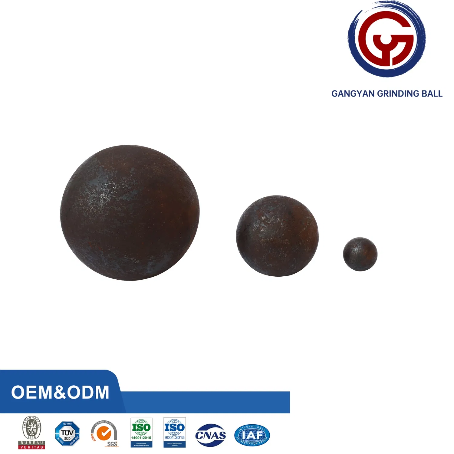 Мелющие шары из кованой стали для шаровых мельниц