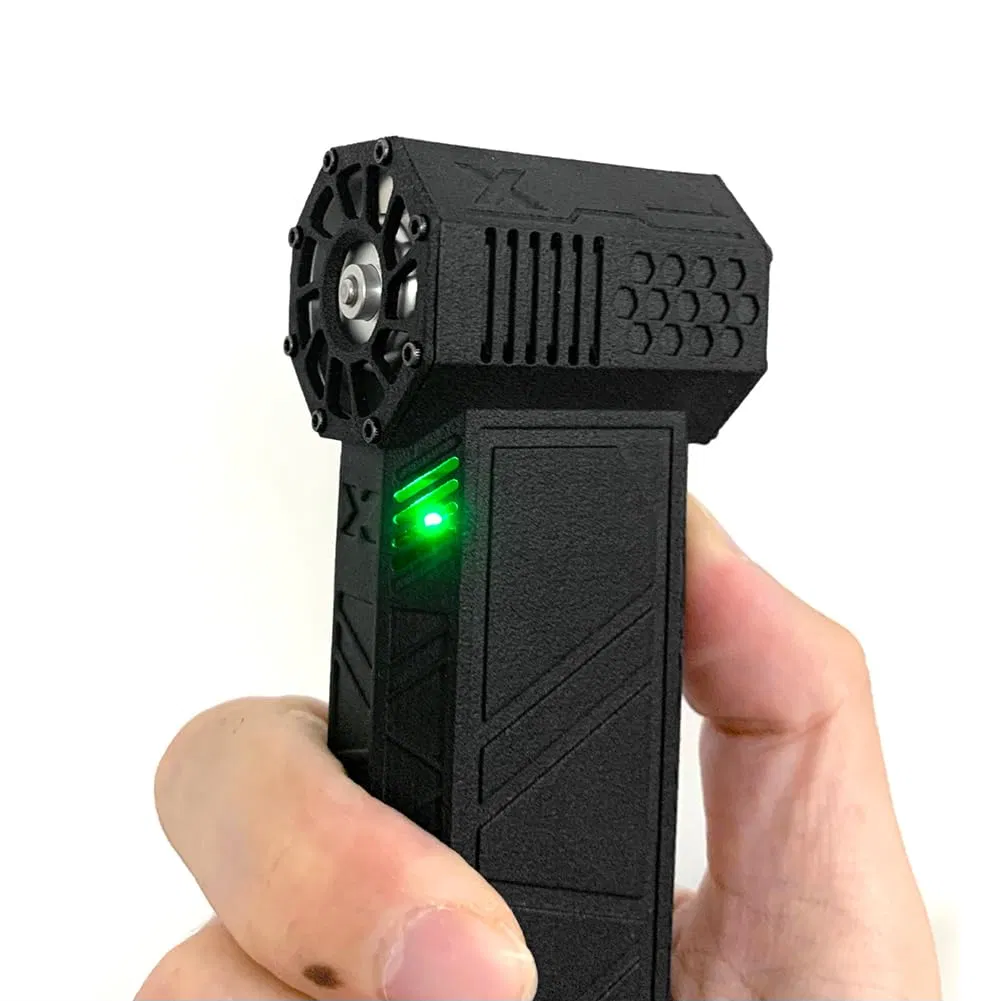 Portable Turbo Jetfan with Rechargeable Battery Electric Air Blower Gun 3 Level Speed Settings for Camping