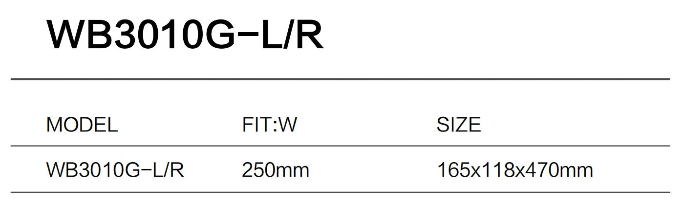 Wardrobe Accessories Side Attached Tie Rack