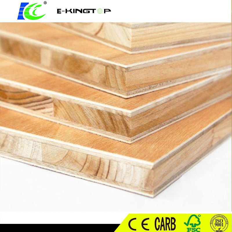 Factory Price Melamine Blockboard with Poplar/Pine Core