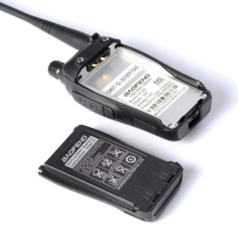 Портативная рация Baofeng BF-UV-B6, 5Вт, двойной диапазон