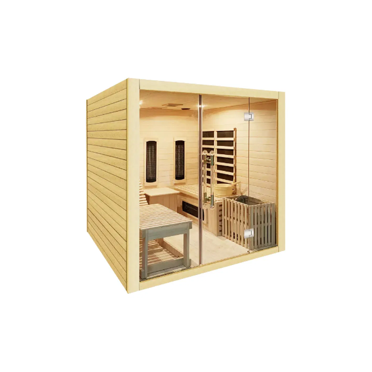 Newest Commercial Environmental Protection Anticorrosion Wall Cladding Sauna