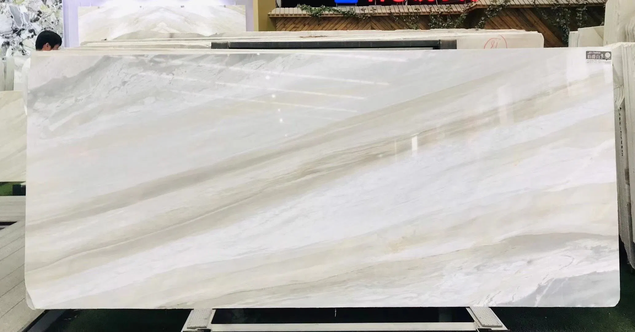 Customized Luxury Premium Interior Modern Best Quality 600X600 24X24 Polished Ajax Marble Tile for Traditional and Modern Floors and Walls