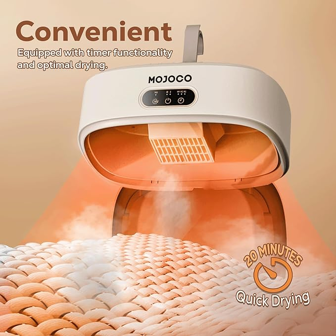 Ds-1080 Portable Clothes Dryer - Portable Dryer for Apartment, RV, Travel - Premium Mini Dryer Machine for Light Clothes
