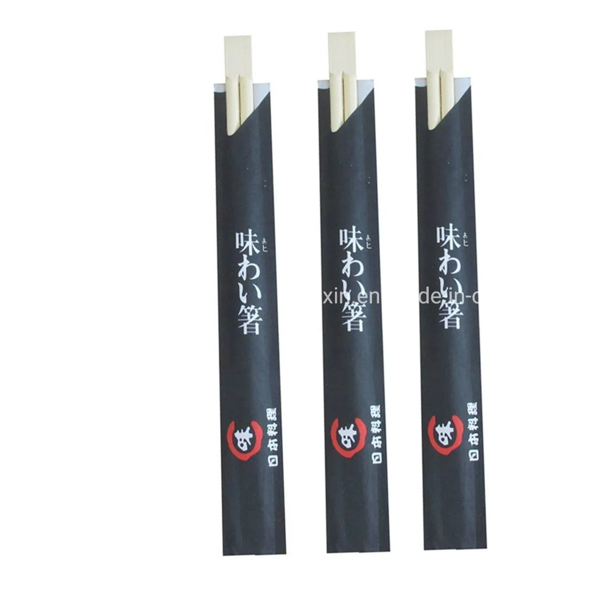 Wholesale Disposable Chopsticks Hashi Bamboo Chopsticks with Paper Sleeve