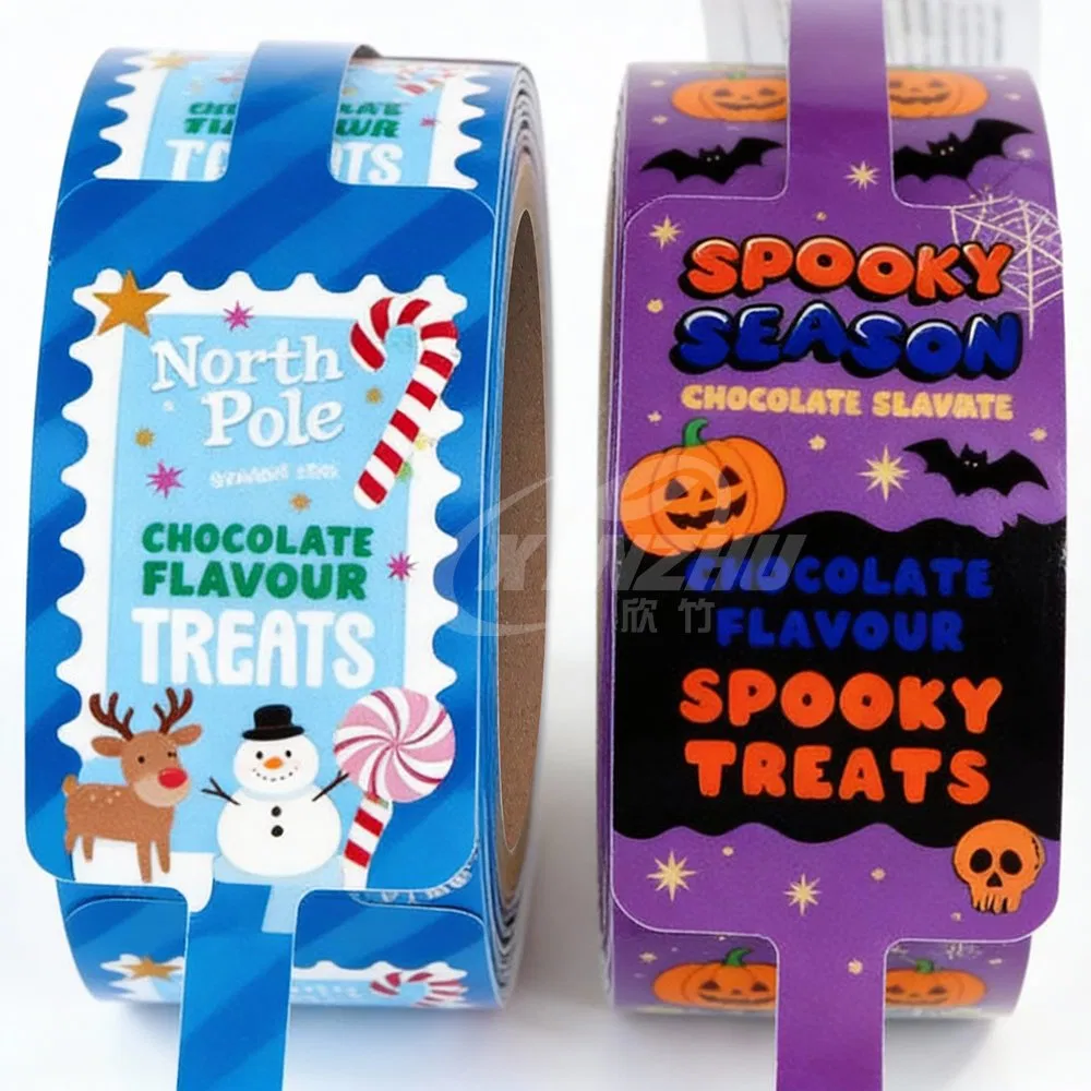 Waterproof Custom Printed Large Rolls of Raw Materials for Making Gift Tags