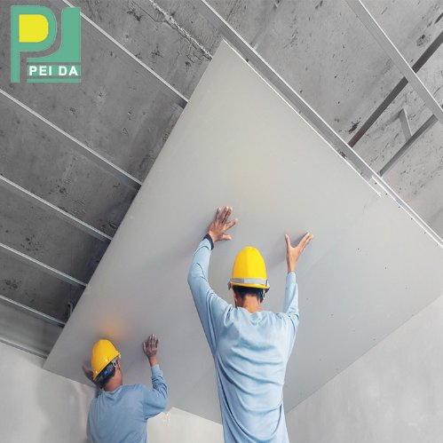 Fashion and Beautiful Gypsum Ceiling Board 9mm Sound Proof Plasterboard