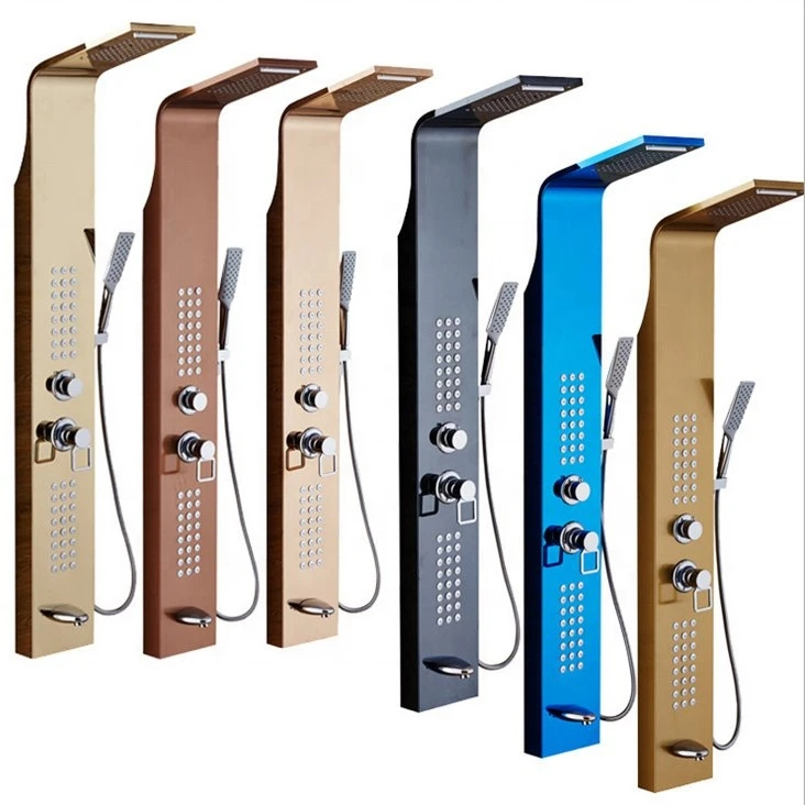 Popular Bathroom Rain Jet Panel Shower Waterfall Smart Shower Panel