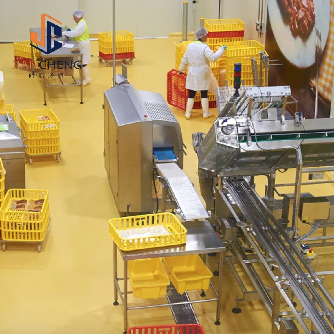 Four-Component High-Strength Polyurethane and Cementitious Based for Cold Storage Flooring