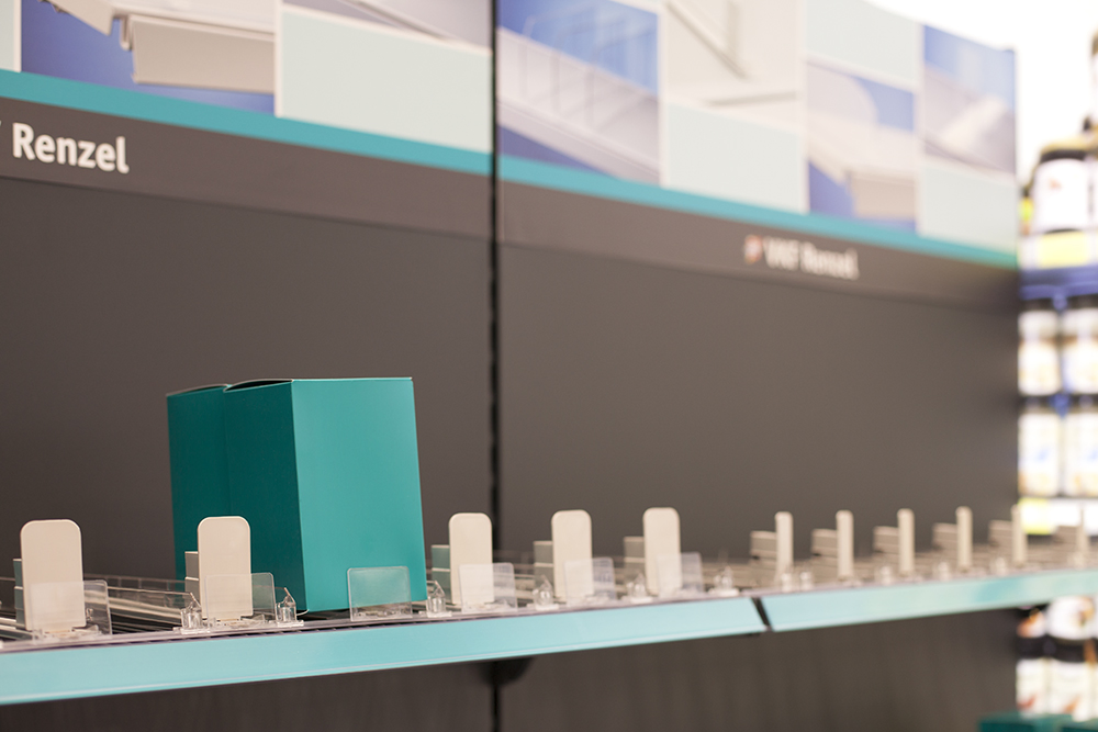 Shelf Management & Optimisation Divider System "Perfekta" Stock Pusher II, 435mm